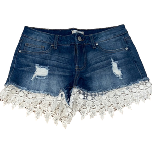 Denim shorts